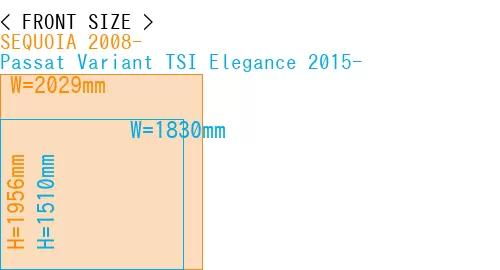 #SEQUOIA 2008- + Passat Variant TSI Elegance 2015-
